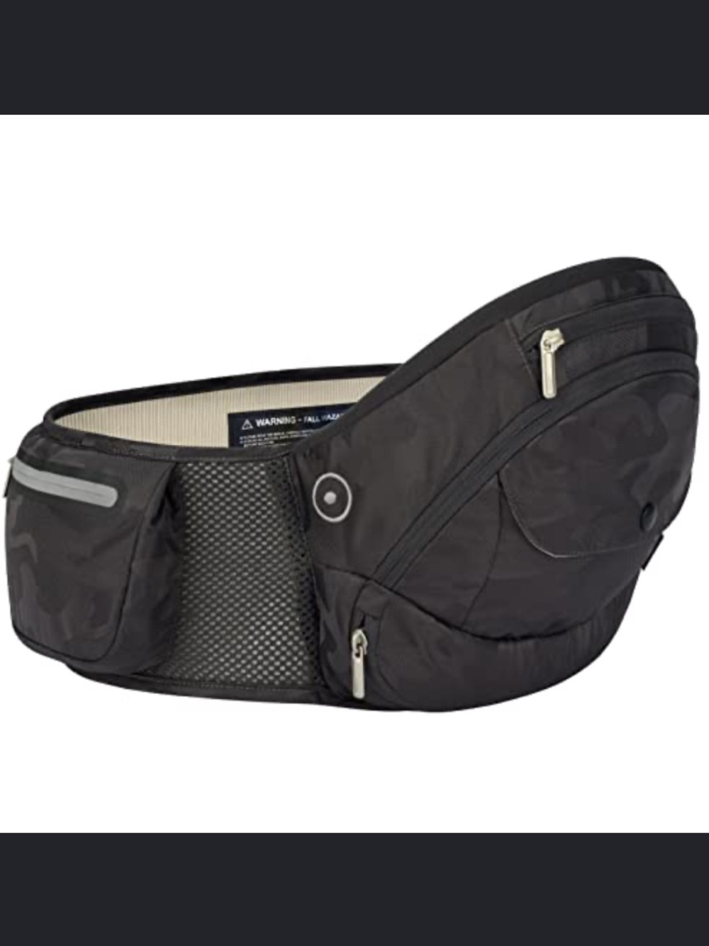 Black Baby Hip Seat Carrier